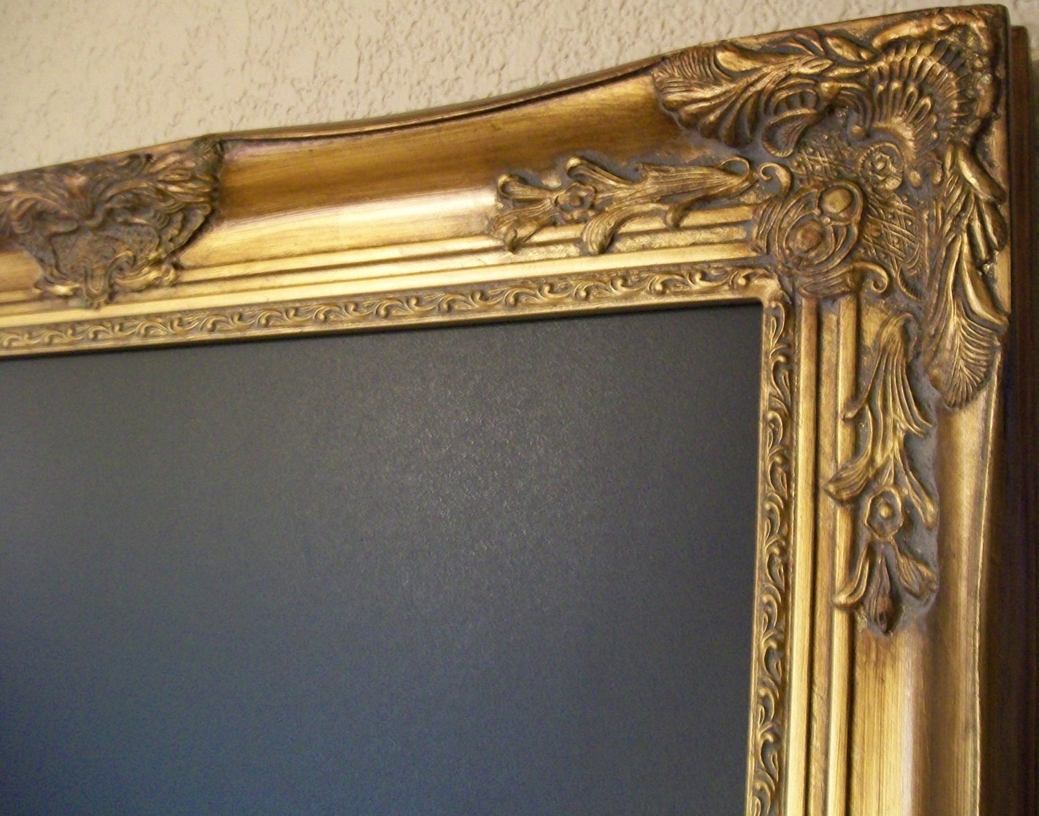 EXTRA LARGE FRAMED Chalkboard-Magnetic Chalkboard-Any Color-Gold-42x30 Ornate Vintage Framed Chalkboard-Wedding Menu-Kitchen Chalkboard