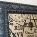 FRAMED MAGNET BOARD-Framed Bulletin Board-Cork Board-Clocks-Magnetic Memo Board 42x30 Xtra Lg Black Frame Memo Board-Burlap-Gifts for Dad