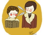 I Like You, Maude  - 5 x 7 Illustration Print
