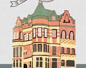 Archer Avenue - 8 x 10 - Illustration Print