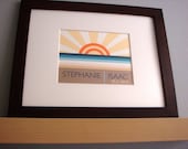 Personalized Wedding Gift - Sunset Print