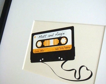 Custom Cassette Tape Print