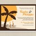 Tropical Wedding Invitations