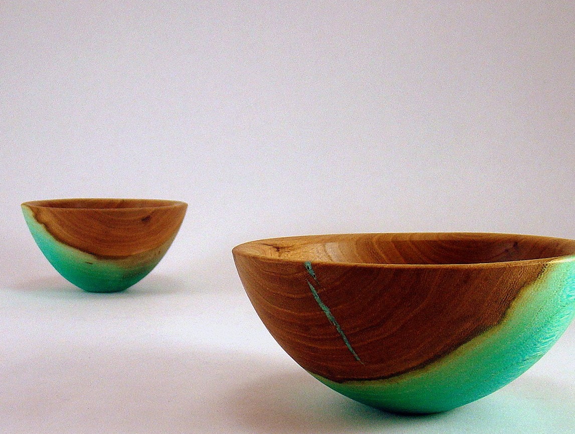 Blue Carnival IV - Elm Bowls