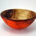 Primitive Orange - Spalted Birch Bowl
