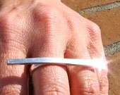 Handforged Sterling Silver Ring, Avant Garde