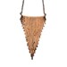 Copper Necklace - Fringe Necklace - Cascading Hammered Bars -  Hammered texture - Southwestern Bridal Jewelry - copper jewelry
