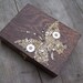 Wooden Trinket box - Steampunk Butterfly