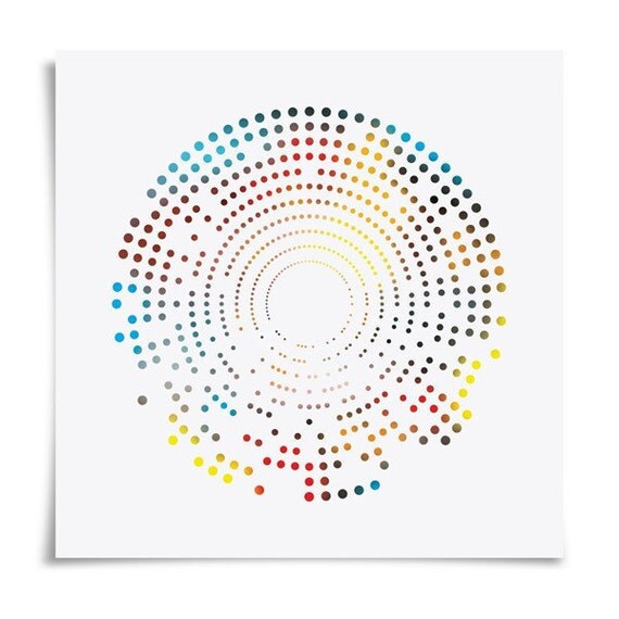 Dotty - Square Giclee Print