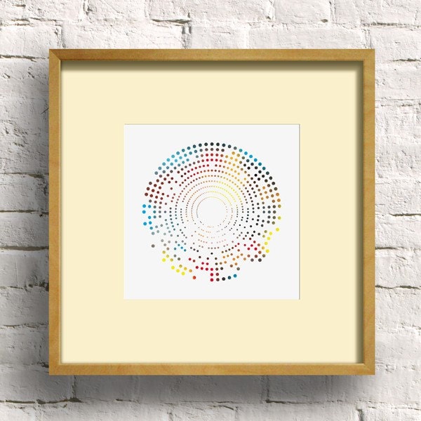 Dotty - Square Giclee Print
