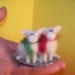 Wool Lamb on Saucer Sled Ornament