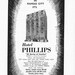 1950s Hotel Advertisement - Hotel Phillips Kansas City Missouri - Vintage Antique Retro 50s Era Pop Art Ad for Framing 50 Years Old