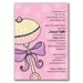 Baby Rattle Invitations for a Baby Shower PINK or BLUE - You Choose