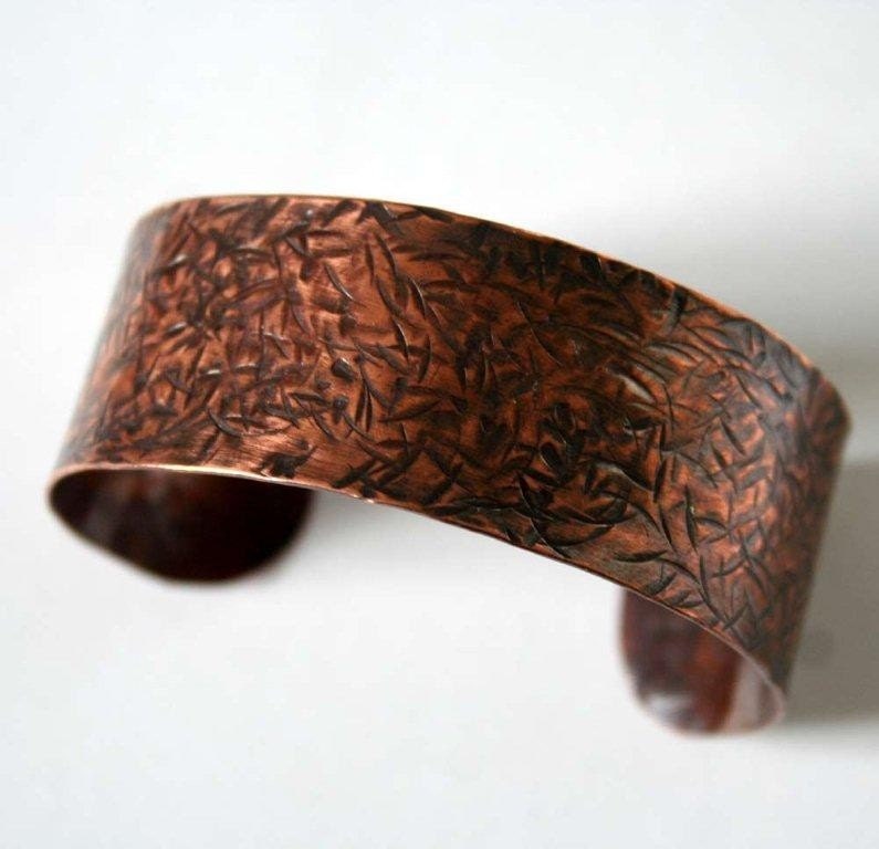 Hawthorn - Unisex Copper Cuff Bracelet - Made to Order-Free Shipping