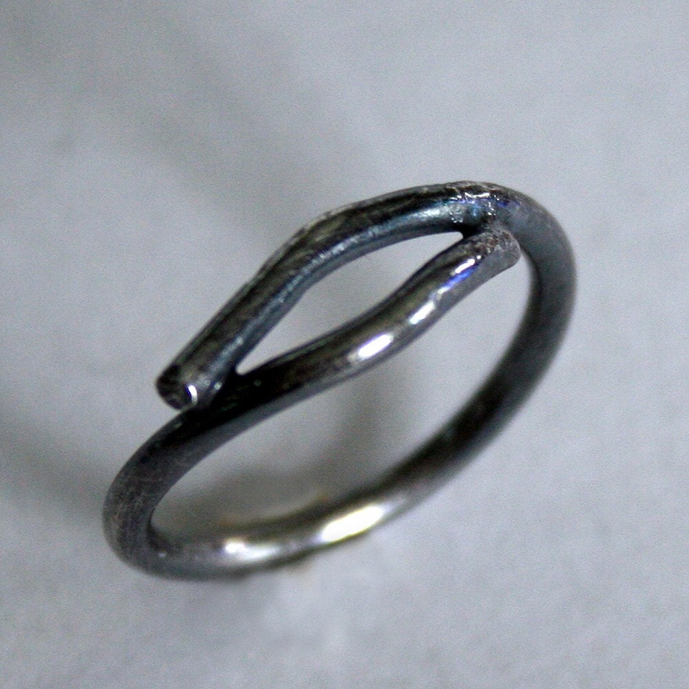 Sterling Silver Wire Twig Ring Made to Order