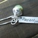 Personalized Hand Stamped Sterling Silver Necklace My Sweet Pea