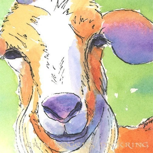 Goat Portrait 5x7 print