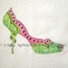 Watermelon fantasy shoe Flour Sack one Towel