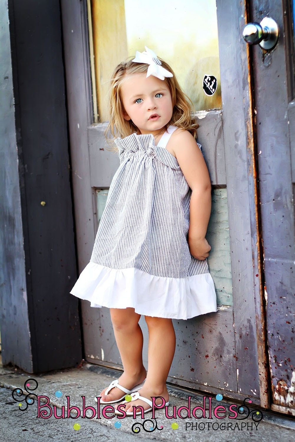 The Ruffle Halter Dress....... Seersucker