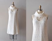 r e s e r v e d...1960s dress / mod white lace dress / Modern Muse dress