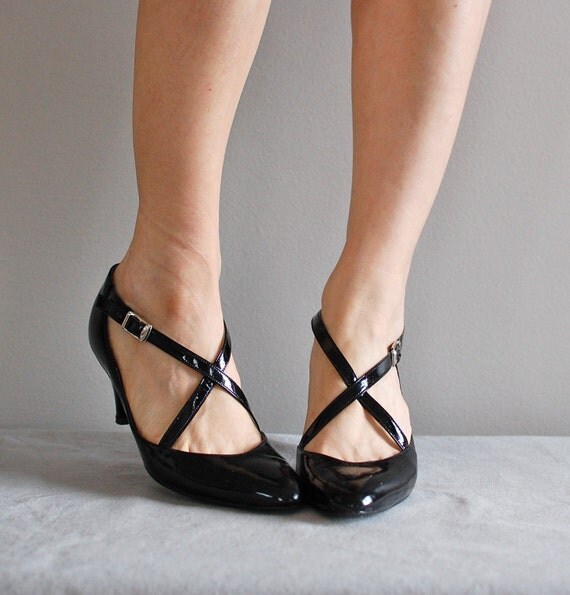 three strap mary janes