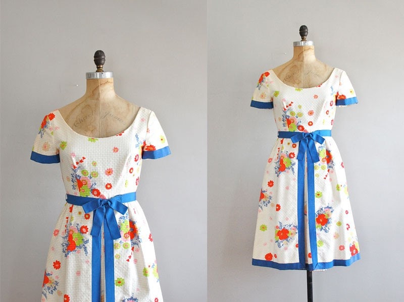 vintage 1960s dress / 60s dress / Mollie Parnis