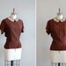 vintage 1940s Reina Collar blouse