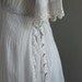 edwardian dress / 1910s dress / white cotton tea dress