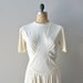1930s dress / white 30s dress / Lindy Hop dress