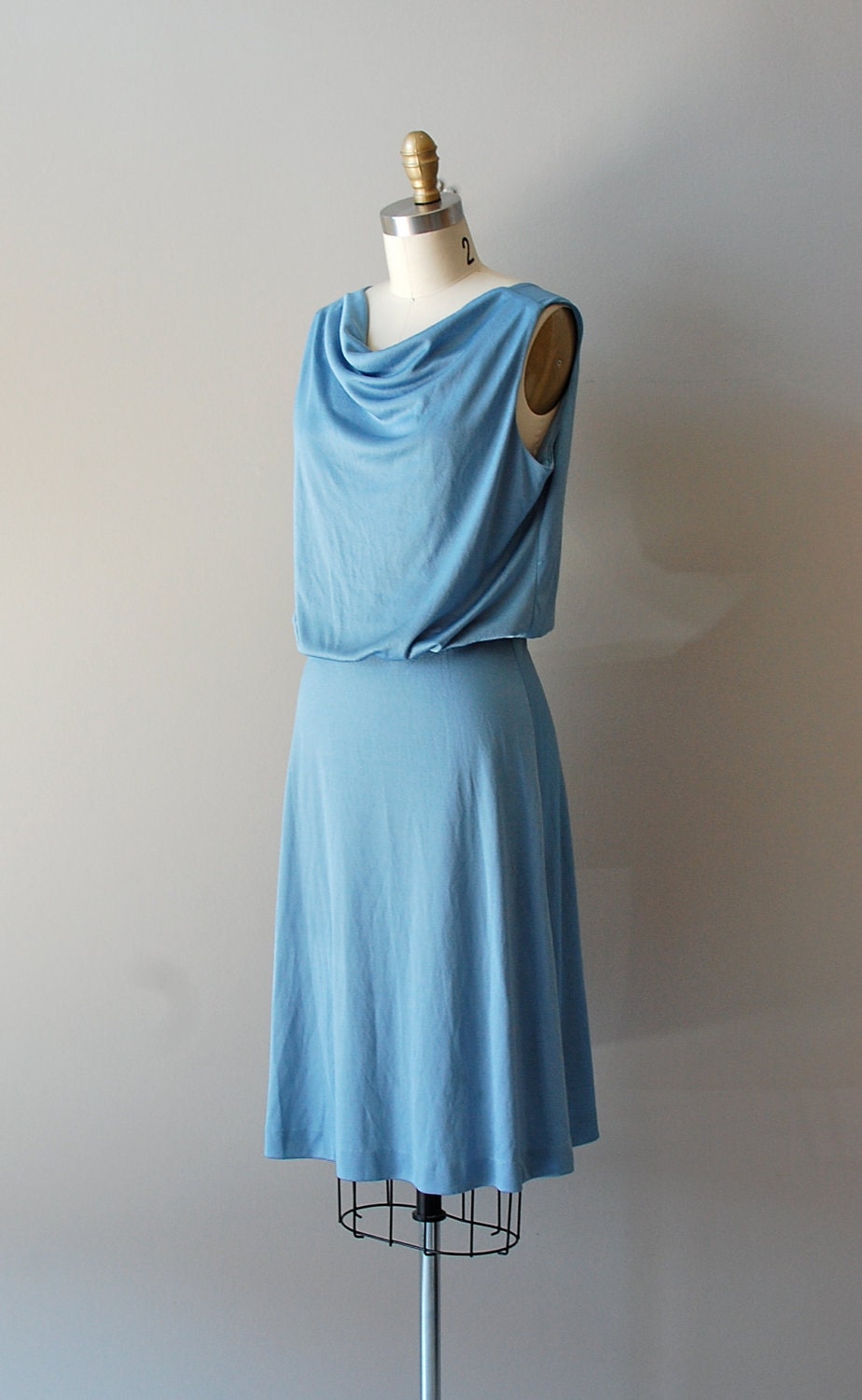1970s jersey dress / grecian dress / Neapolis dress