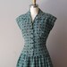 S A L E .... 1950s dress / 50s dress / Pixel Cross Stitch