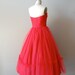 1950s dress / strapless tulle 50s dress / Fools Rush In