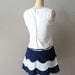 1960s dress / 60s mini dress / Nautical Mile