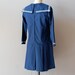 1960s dress / sailor 60s mini dress / Ships Ahoy dress