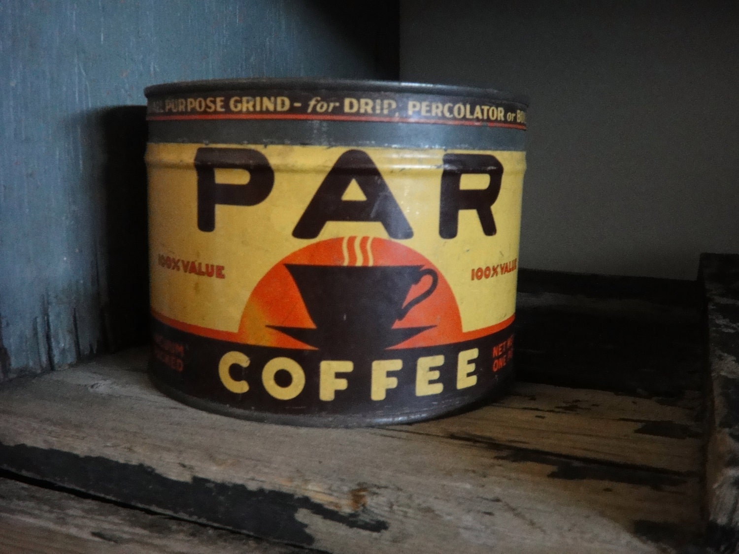 PAR Coffee Hand Poured Soy Wax Vintage Tin Can Candle PERFECT 4 Golfers, US Open, Tiger Woods, Hole In One, or Your Best Golf Pal