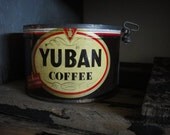 YUBAN Coffee Hand Poured Soy Wax Vintage Tin Can Candle PERFECT 4 50'S Diners, TV Dinners, Good to the Last Drop