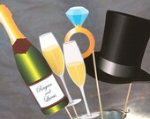 Wedding Printable PHOTOBOOTH PROPS - EDITABLE Text Instant Download Il_170x135