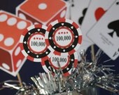 Casino Royale Printable PHOTOBOOTH PROPS - EDITABLE Text Instant Download