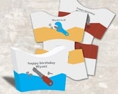 PRINT & SHIP Under Construction Birthday Party Snack Boxes (set of 12)