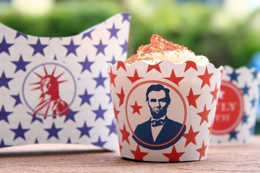 American Icons Patriotic PRINTABLE Party Collection - You Customize EDITABLE TEXT Instant Download