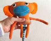 Beast-tee plush monkey - orange one