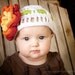 baby photo prop hat ,featured on parents.com 2 in 1 ,adorable beanie and headband with charming big flower12m,2T,3T ,
