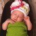 Baby Girl Photo prop set,Newborn photo prop set, Knit Newborn Cocoon ,2 in 1 hat ,hat been featured on Parents magazine,Apple Blossoms