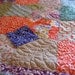 Patchwork Quilt Twin  Orange Lime