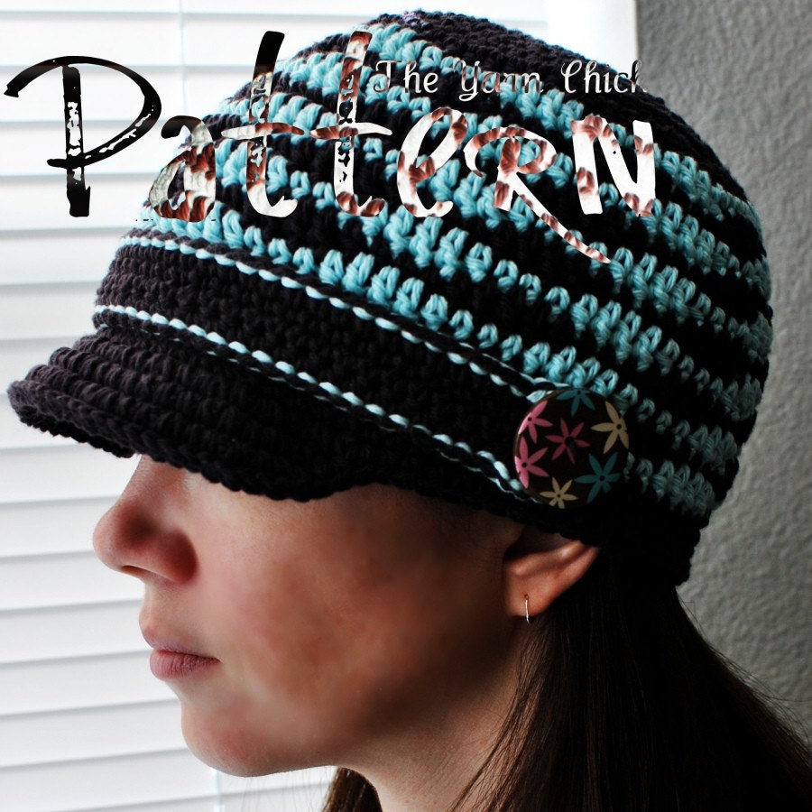 PDF Crochet Pattern - Felisha Cap