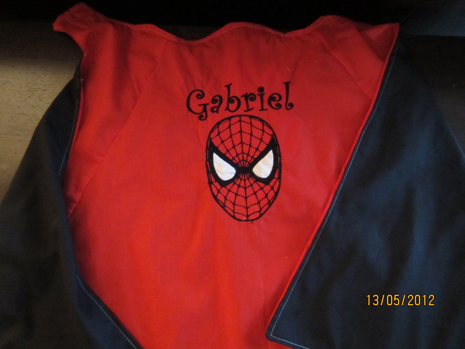 Spiderman Cape - Personalized, Reversible, Washable