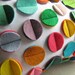 Multi- Color Rainbow Felt Disc Pillow