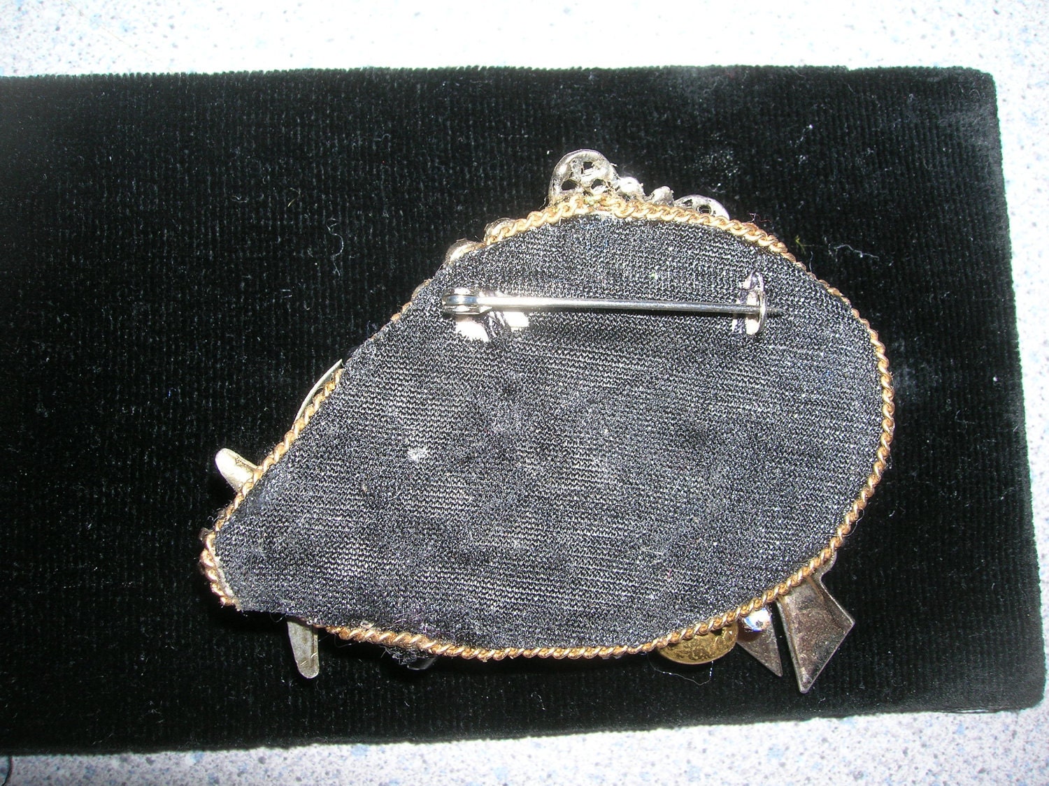 Brooch  PINK Free Form  Hand Crafted  OOAK