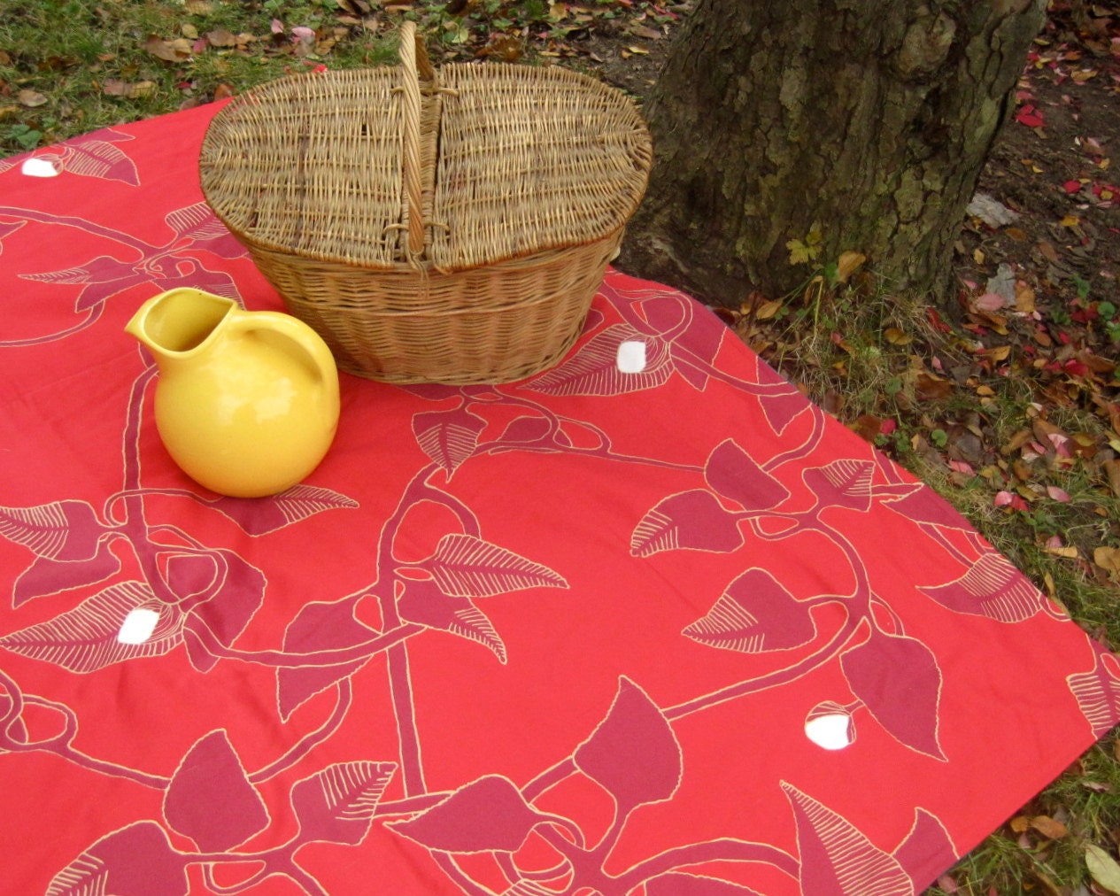 Marimekko Picnic Blanket - Scandinavian Summer Alfresco Dining Food Blanket - Wedding, Anniversary, Statement Gift (Ready to Ship)
