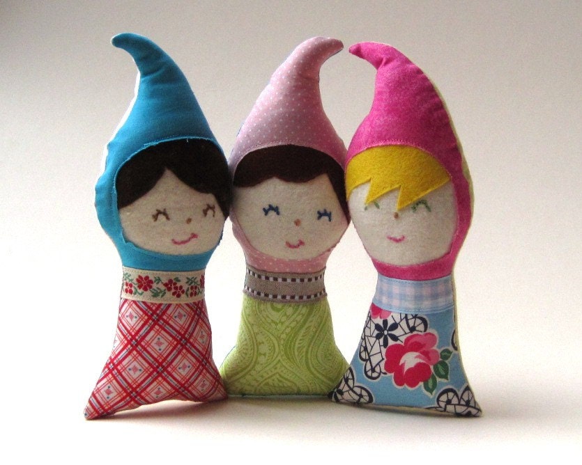 Baby Gnome DOLL Toy - Eco Friendly Personalized Wool-Stuffed Fairytale Kids Toys (Ready to Ship)